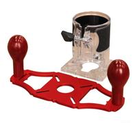 Lot de 2 bases de table à défoncer pour le travail du bois pour graver et rainurer avec couvercle transparent pour une meilleure visibilité