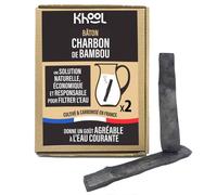 Lot de 2 bâtonnets de charbon de bois de bambou fins | Diamètre de 1 à 2 cm