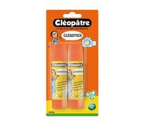 Cléopâtre Bâtons de colle Cléostick BL2BA21 Blanche – Lot de 2 x 21 g (Blister)