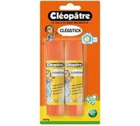 Cléopâtre Bâtons de colle Cléostick BL2BA21 Blanche – Lot de 2 x 21 g (Blister)