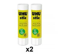 Lot De 2 Bâtons De Colle Blanche Uhu 8,2g
