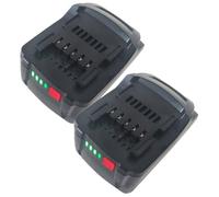 Lot de 2 batteries 18 V pour batterie Metabo MTB1850 5,0 Ah | Pour BSZ18, MTB18B, BS18LT, SB18LT, 6.25455, 6.25457, 6.25457.00, 6.25469, 6.25469.00, 6.25499, 6.25499.00, 6.25527