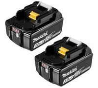 Lot de 2 batteries 18V 3Ah Li-Ion - Charge rapide en 30 min - Compatible outils Makita avec technologie Star Protection - BL1830BX2