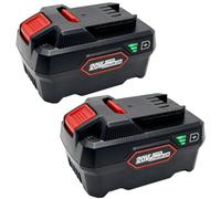 Lot de 2 batteries 5,0 Ah pour Parkside 20 V Batterie Pap 20 A1, B1, A3 compatible avec Parkside XTEAM Serie, X 20 V Team Serie PSTA 20-Li A1, PSSPA 20Li F4, PSTA 20-Li A1, PPSTDA 20Li