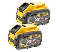 Lot de 2 batteries 9Ah 54V / 3Ah 18V - 2x DCB547 FLEXVOLT DEWALT DCB547X2-XJ