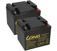 Lot de 2 batteries AGM 12 V 45 Ah au plomb - WP45-12, NP38-12I, 38 Ah, 39 Ah, 40 Ah, 42 Ah, 44 Ah, 50 Ah.