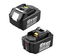 Lot de 2 Batteries BL1850B 18 V 5,0 Ah compatibles avec Makita BL1860 BL1830 DMR108 DMR110 DUH523Z DUC353Z DTD152Z DTD154Z DDF481Z DLM431Z DUC355Z (36V)