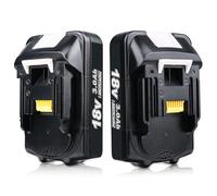 Lot de 2 batteries de rechange 3,0 Ah BL1815 pour Makita 18 V Li-Ion, compatible avec chargeurs d'origine et outils électriques sans fil BL1830, BL1840, BL1850, BL1860