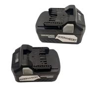 Lot de 2 batteries de rechange 36 V/18 V pour HiKOKI BSL36A18 BSL36A18X BSL36B18, WH36DC WR36DA G3613DA DH36DPA DV36DA WH36DB WR36DC G3610DA DH3628DA DS36DA C360 7DB CJ3 6DA CR36DA CH3656DA R36DB