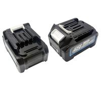 Lot de 2 batteries de rechange 40 V, 2,0 Ah, pour outils Makita XGT, compatibles avec le modèle BL4040