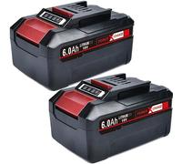 Lot de 2 batteries de rechange pour outils électriques sans fil Einhell Tools X-Change 4511396 4511437neu PXBP-600 PX-BAT52 4000 mAh 18 V