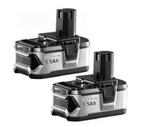 Lot De 2 Batteries De Remplacement pour Batterie Ryobi P108 avec Ports USB, Compatibles avec Le Système Ryobi 18V One+ et Les Outils sans Fil Compatibles (P102, P103, P104, P105, P107 et P109)