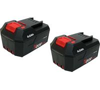 Lot de 2 batteries d'origine 20 V 4 Ah Pap 204 - 2 batteries lithium-ion - Convient pour la série Parkside X 20 V Team - Sans chargeur