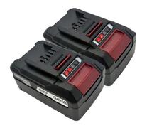 Lot de 2 batteries EH1840 18 V 4,0 Ah lithium-ion compatibles avec les outils sans fil Einhell 18 V Power X-Change Series 72 Wh haute capacité avec indicateur LED à 3 niveaux, remplace 4512042 4512064