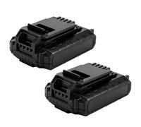 Lot de 2 batteries Li-ion 18 V 3000 mAh pour Stanley FMC687L FMC688L FMC698B FMC625D2 FMC645D2 FMC675B pour Porter Cable PCC681L PCC680L PCC685L PCC601 PCC681L