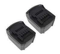 Lot de 2 batteries Li-ion haute performance 14,4 V / 3000 mAh pour Metabo BS RC SB SSD SSW ULA 14.4 LT LTX Compact Impuls Quick remplace 6.25454, 6.25467, 6.25456, 6.25458, 6.25468, 6.25526, C-C