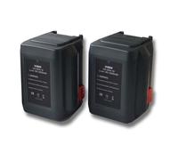 Lot de 2 batteries Li-Ion vhbw 4000mAh (18V) pour outils souffleur Gardena Accujet 18-Li comme 8835-U, 8835-20, 8839, 8839-20