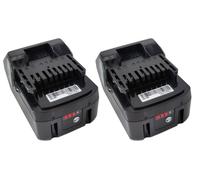 Lot de 2 batteries lithium-ion 18 V, 5,0 Ah, compatibles avec les appareils Hitachi BSL1830, avec indicateur LED