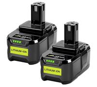 Lot de 2 batteries lithium-ion 18 V 5,5 Ah pour système Ryobi ONE+