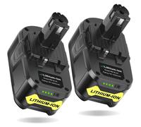 Lot de 2 batteries lithium-ion 18V 5Ah pour appareils Ryobi 18V ONE+