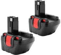 Lot de 2 batteries Ni-MH 12V 4800mAh pour outils Bosch