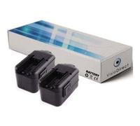 Lot de 2 batteries pour AEG BSB 18 STX marteau perforateur 3300mAh 18V - Visiodirect - G