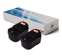 Lot de 2 batteries pour Black et cker KC2002F KC2002FK NM14 3000mAh 14.4V -VISIODIRECT- G