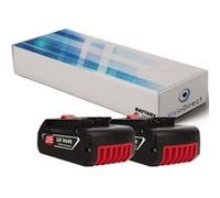Lot de 2 batteries pour Bosch CCS180B scie circulaire 4000mAh 18V - Visiodirect - G