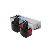 Lot de 2 batteries pour Bosch GDR 9.6V perceuse visseuse 3000mAh 9.6V - Visiodirect -