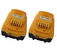 Lot de 2 Batteries pour Dewalt 18V Batterie DCB200 5,0Ah 5000mAh | pour DCB201 DCB204 DCB184 DCB201 DCB181-XJ DCB181 DCB180 DCB182