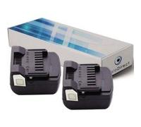 Lot de 2 batteries pour Hitachi UB 18DAL lampe torche 3000mAh 14.4V - Visiodirect - G