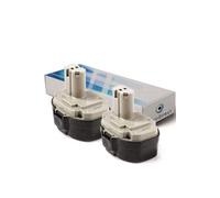 Lot de 2 batteries pour Makita 5026DB scie circulaire 3000mAh 18V - -