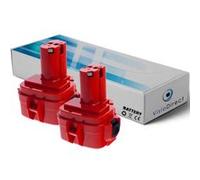 Lot de 2 batteries pour Makita 6270DWAE marteau perforateur 3000mAh 12V - Visiodirect - G