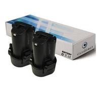 Lot de 2 batteries pour Makita HS300DWE scie circulaire 1500mAh 10.8V - Visiodirect - G