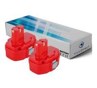 Lot de 2 batteries pour MAKITA UB140DWD tronçonneuse sans fil 3000mAh 14.4V - Visiodirect - G