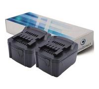 Lot de 2 batteries pour Metabo BS 14.4 LT Impuls 6.02137.50 perceuse visseuse 3000mAh 14.4V - Visiodirect - G