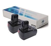 Lot de 2 batteries pour Metabo ULA9.6-18 lampe universelle 3300mAh 14.4V - Visiodirect - G