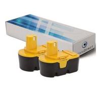 Lot de 2 batteries pour Ryobi CCW180L tronçonneuse 3000mAh 18V - Visiodirect - G