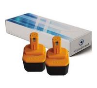 Lot de 2 batteries pour Ryobi Paslode BID123 outillage portatif 3300mAh 12V - Visiodirect - G