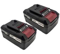 Lot de 2 batteries PXC de rechange pour Einhell 18 V 4,0 Ah Power X-Change universelles pour tous les appareils PXC