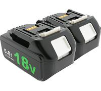 lot de 2 batteries rechargeables PATONA Makita BL1850 LED 18V 5.0Ah