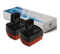 Lot de 2 Batteries type 6.02153.51 pour Metabo 12V 2000mAh - Visiodirect - G