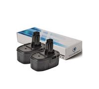 Lot de 2 batteries type DC9096 9039 9095 9096 9098 pour WALT 3000mAh 18V --