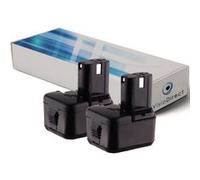 Lot de 2 batteries type EB1220HS pour Hitachi 2000mAh 12V - Visiodirect - G