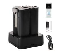 Lot de 2 Batteries V4 Compatible avec Ring Video Doorbell 2/3 avec Station | Batterie Li-Ion Compatible avec Video Doorbell 4 Battery Doorbell Plus/Pro Stick Up Cam Spotlight Cam Plus Peephole Cam