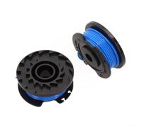 Lot de 2 bobines de fil de rechange pour débroussailleuse Lawnmaster CLGT2410 CLGT2412 CLGT2425S-01 1,5 mm x 6 m