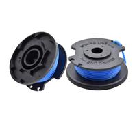 Lot de 2 bobines de fil de rechange pour débroussailleuse Ryobi RAC124 AC14RL3A OLT1832 RLT183215 RLT2925 RLT1825M13 1,65 mm pour débroussailleuse sans fil Ryobi 18 V 24 V 40 V