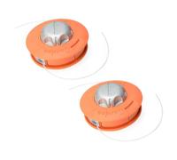 Lot de 2 bobines de fil renforcées compatibles avec débroussailleuse Monzana NAC vidaXL Ryobi Victus Easy Load