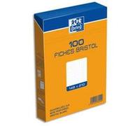 Lot de 2 boîtes de 100 fiches bristol 148x210 mm 5x5 assorti 236029 G