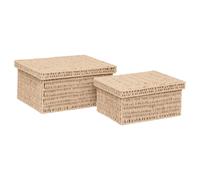 5five Boîtes range-documents Kord en papier tressé – Lot de 2